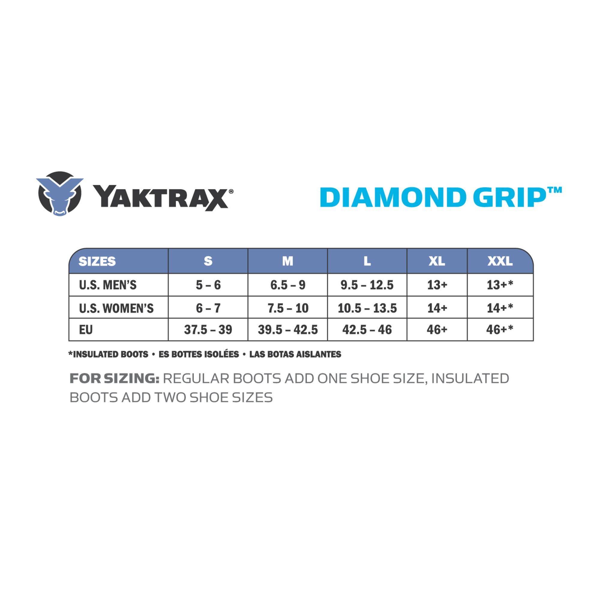 YakTrax Diamond Grip Traction Device Yaktrax US